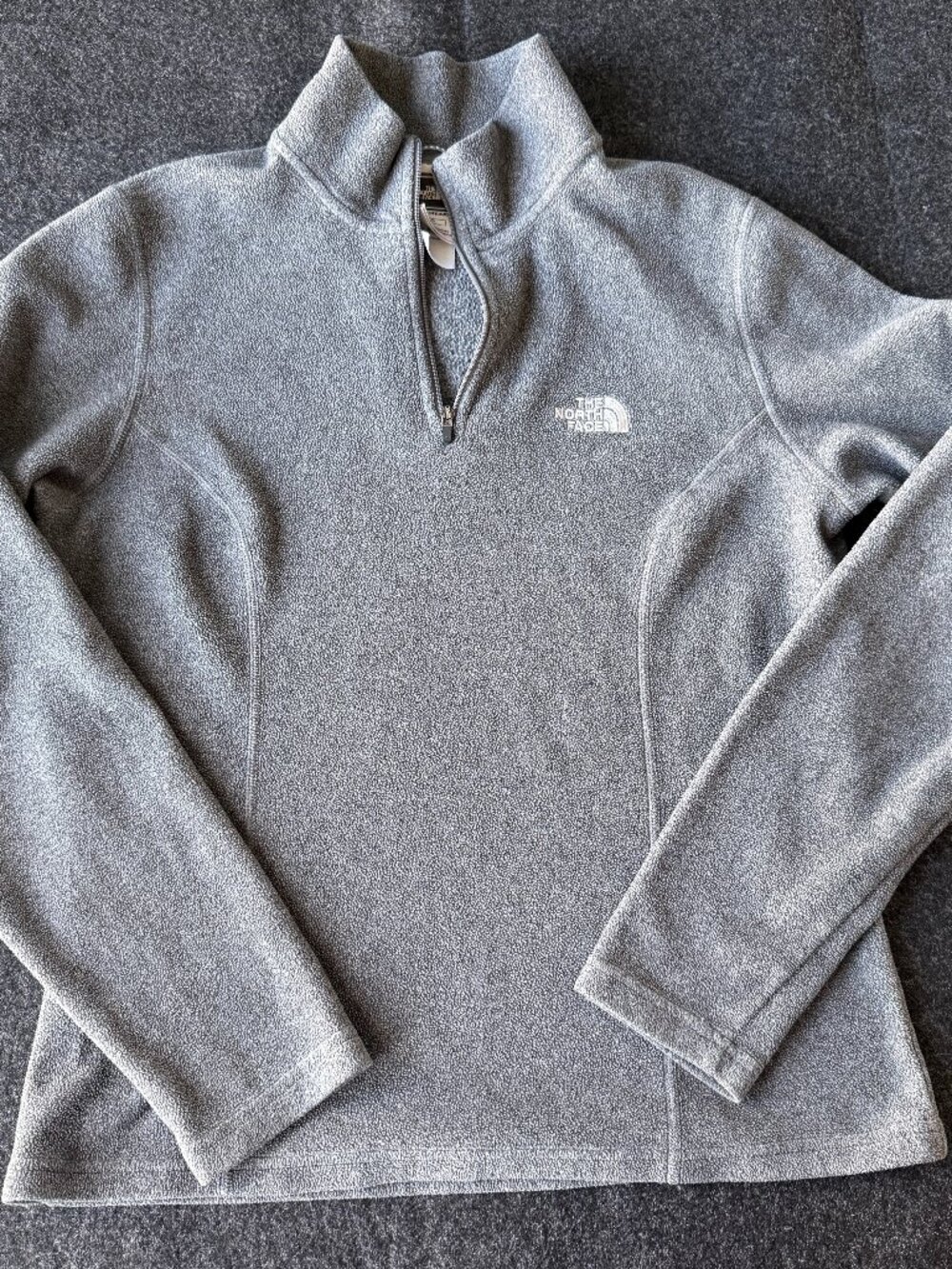 The North Face Gray Fleece 1/4 Zip Womens Small
